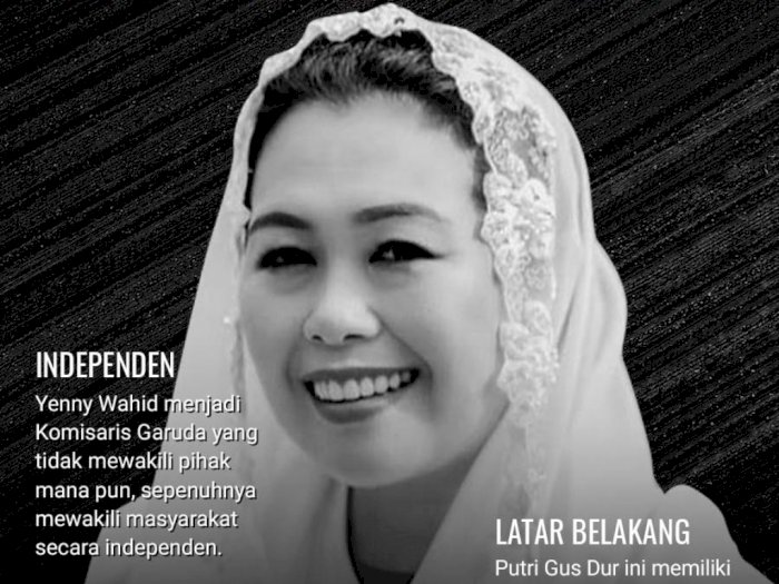 Peran Utama Yenny Wahid di Maskapai Garuda Indonesia