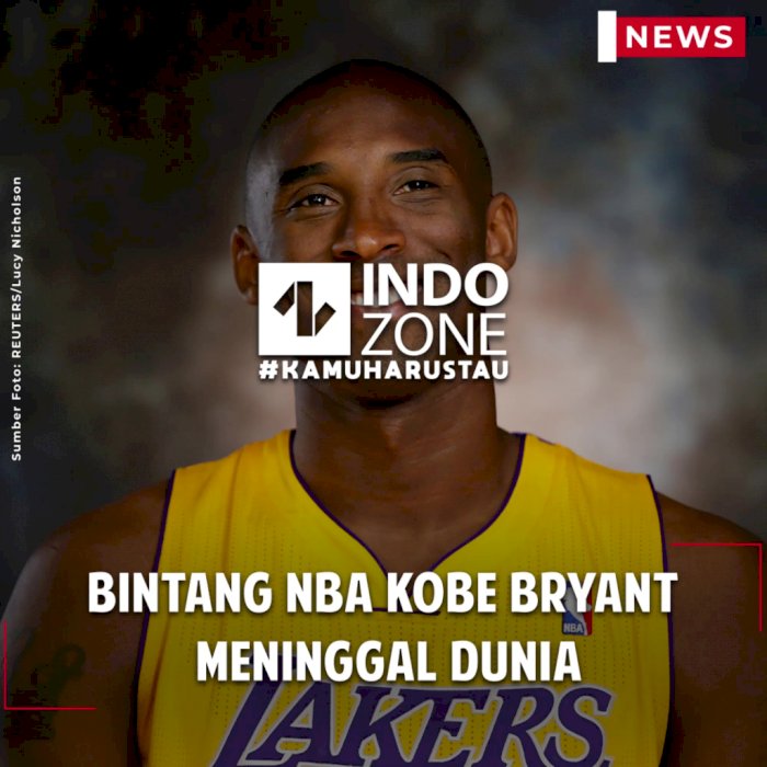 Bintang NBA Kobe Bryant Meninggal Dunia