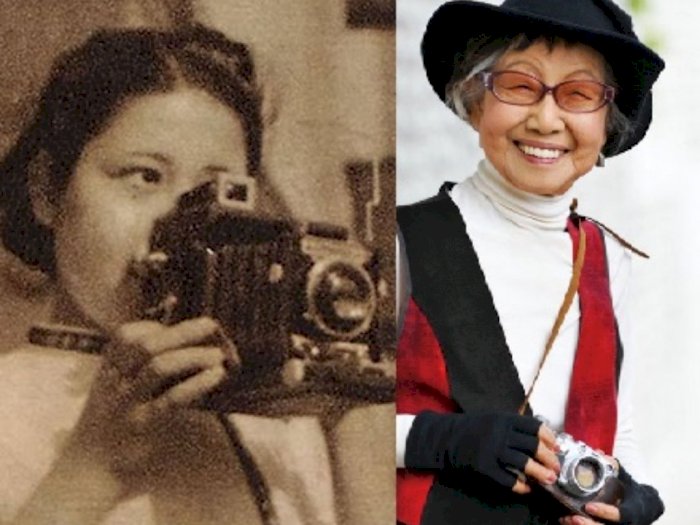 Usia Satu Abad Lebih, Fotografer Wanita asal Jepang ini Masih Motret