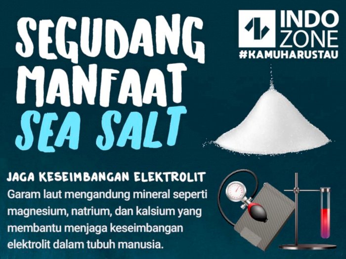 Segudang Manfaat Sea Salt