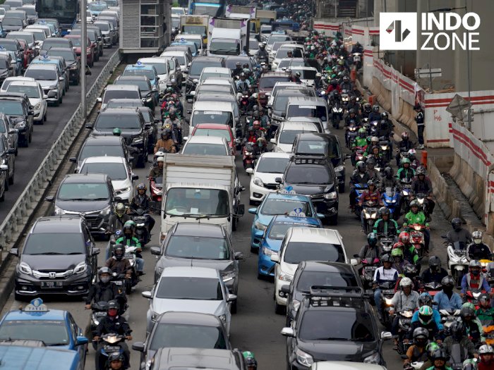 FOTO: Jakarta Kota Termacet Peringkat 10 di Dunia 