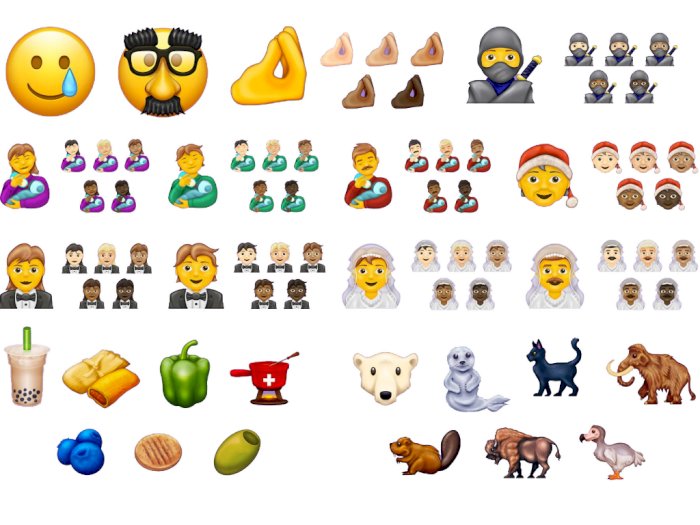 эмоджи 13. эмоджи айос 14. новые смайлы. новые смайлики ios. спиральные глаза смайлик.