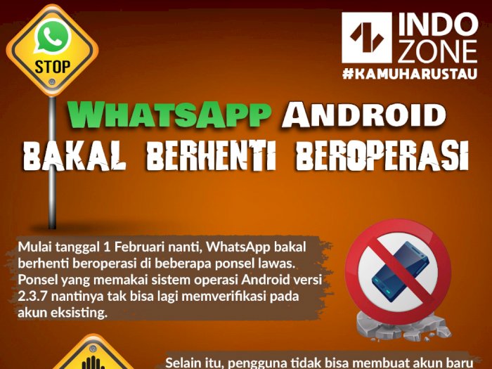 WhatsApp Android bakal Berhenti Beroperasi