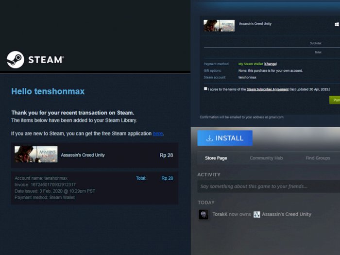 Alami Bug, Game Assassin's Creed Unity Hanya Dijual Rp28 Saja di Steam