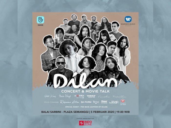 Jangan Ketinggalan, 'Dilan Concert & Movie Talk' 5 Februari 2020!