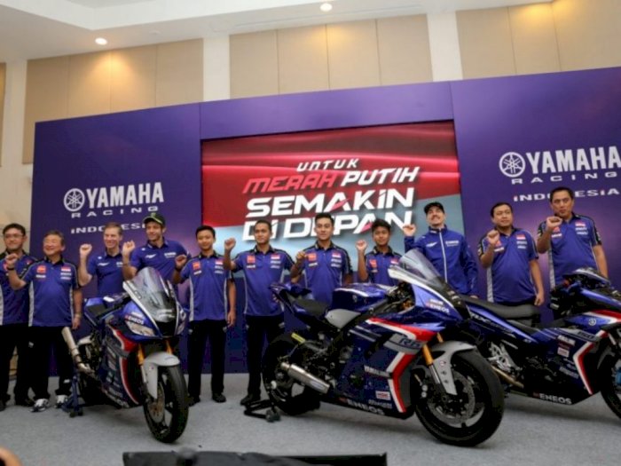 Dihadiri Rossi & Vinales, Yamaha Racing Indonesia Luncurkan Tim