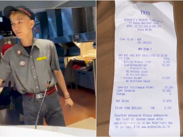 Viral Video Pelayan McDonald's Tipu Pelanggan