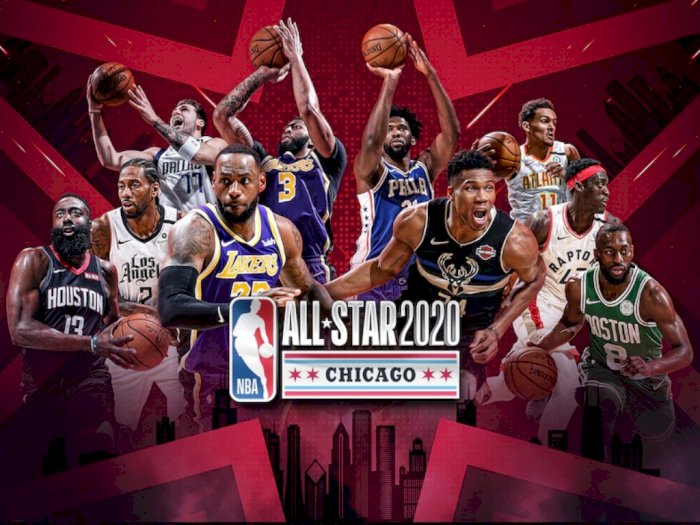 Ini Susunan Pemain NBA All Star Game 2020