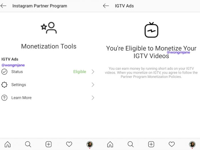 Mantul! Instagram Segera Hadirkan Monetisasi untuk Fitur IGTV