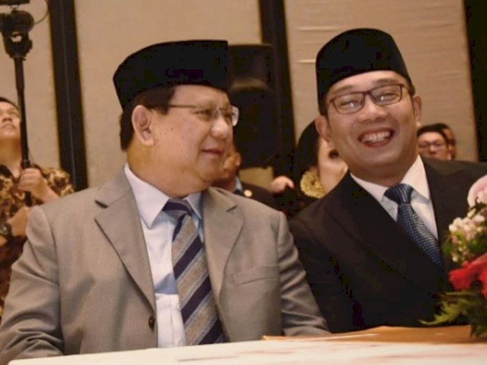 Ridwan Kamil Jalin Silaturahmi Kembali dengan Prabowo