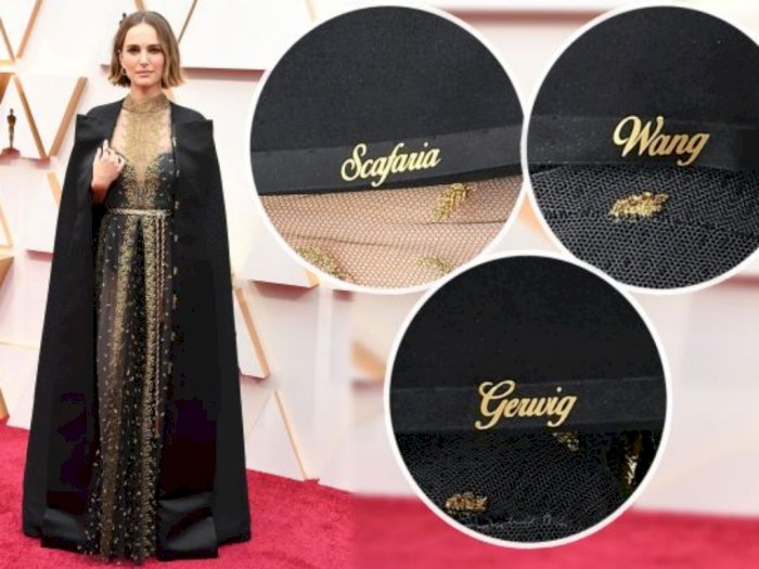 Gaun Hitam Feminis Ala Natalie Portman di Oscars 2020 Curi Perhatian