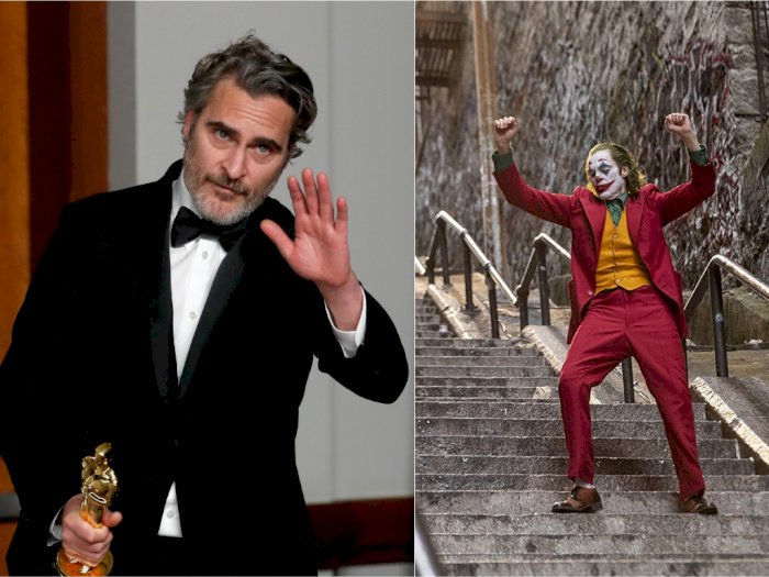 Joaquin Phoenix Sabet Gelar Juara Best Actor di Oscar 2020