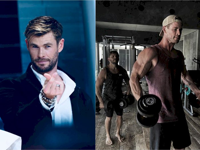 Potret Chris Hemsworth Saat Olahraga yang Buat Wanita Terpesona
