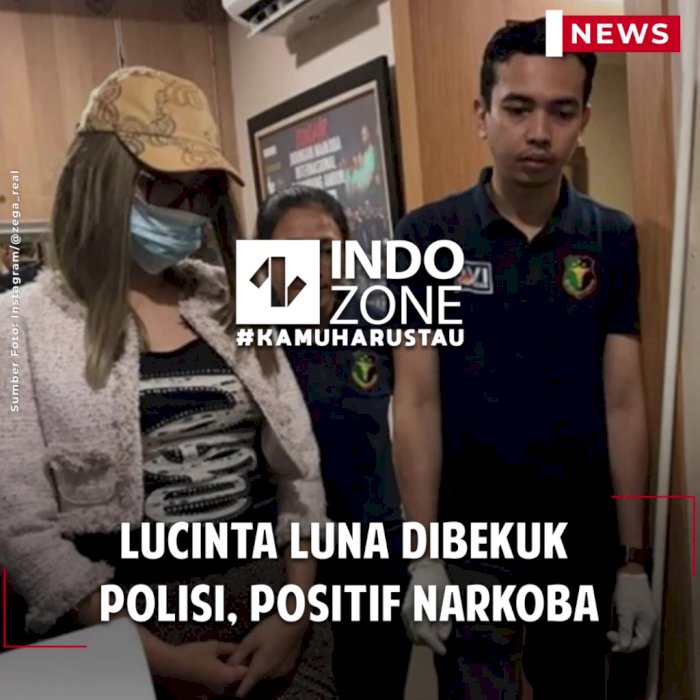Lucinta Luna Dibekuk Polisi, Positif Narkoba