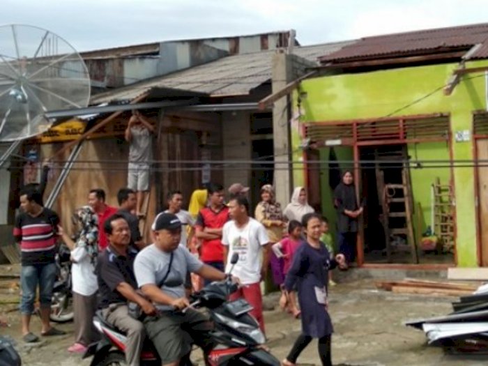 Puluhan Rumah di Gunungsitoli Rusak Akibat Diterjang Puting Beliung