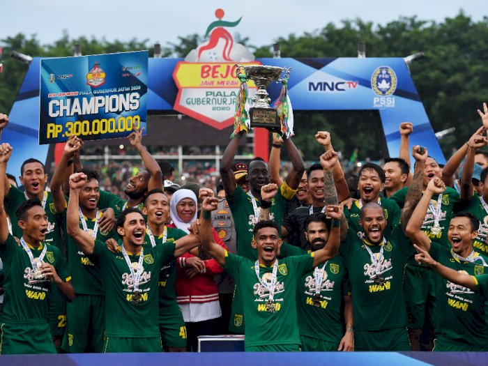 FOTO: Bungkam Persija, Persebaya Juara Piala Gubernur Jatim 