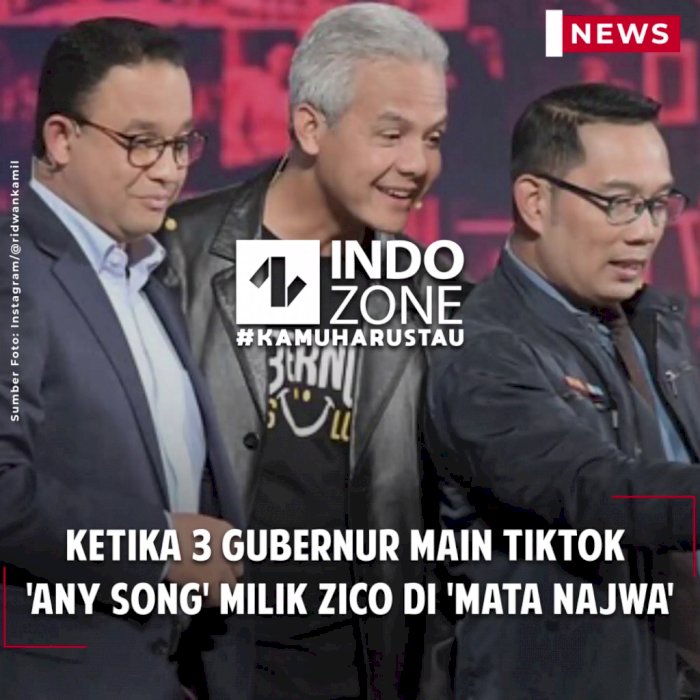 Ketika 3 Gubernur Main TikTok 'Any Song' Milik Zico di 'Mata Najwa'