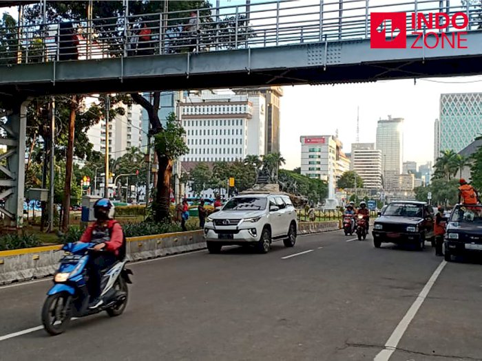 Demo PA 212 Selesai, Lalin di Jalan Medan Merdeka Barat Dibuka