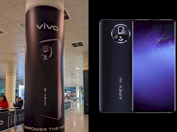 Vivo Pamerkan Desain Smartphone APEX 2020 Lewat Iklan di Tempat Umum