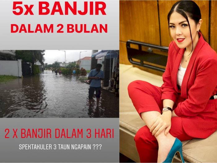 2 Kali Banjir dalam 3 Hari, Tina Toon: 3 Tahun Ngapain?