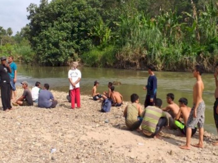 Sungai Batang Angkola Makan Korban, Seorang Pelajar SD Hanyut