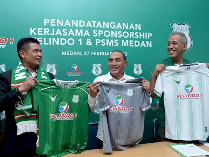 PSMS Jalin Kerjasama Sponsorship dengan Pelindo I, Ini  Harapan Edy