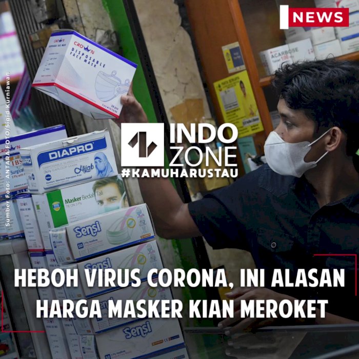 Heboh Virus Corona, Ini Alasan Harga Masker Kian Meroket