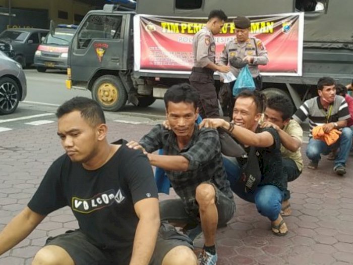 17 Preman Ditangkap, Poltabes Medan akan Terus Gelar Razia