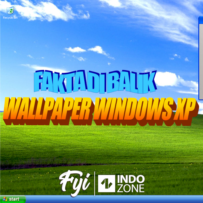 Fakta di Balik Wallpaper Windows XP