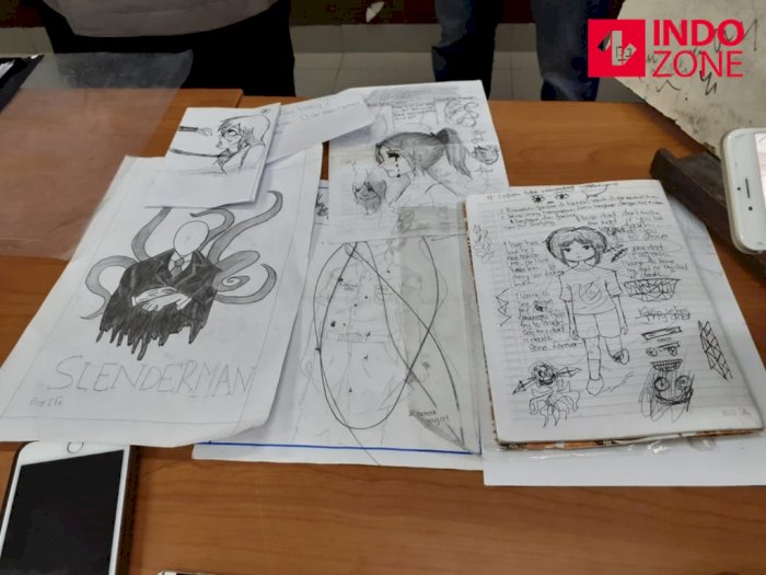 FOTO: Misteri Sketsa dan Curhatan ABG Pembunuh Bocah 5 Tahun