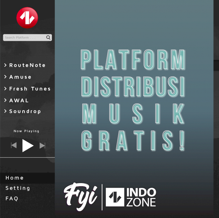 Platform Distribusi Musik Gratis!