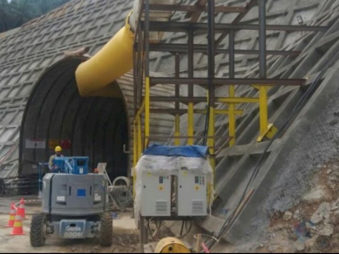 Terowongan Membelah Bukit Dibangun dalam Proyek PLTA Asahan 3
