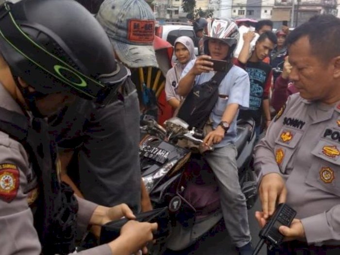 Polisi Kembali Razia Preman Pelaku Pungli di Medan