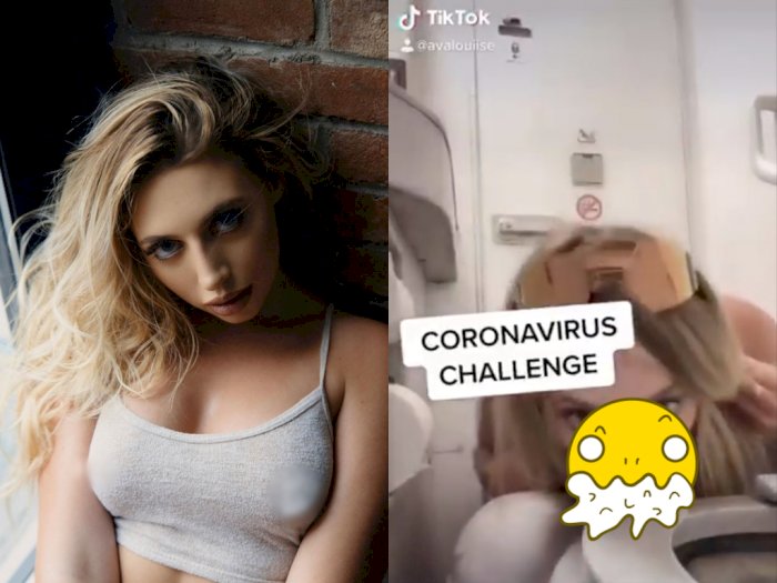 Bikin Heboh, Influencer ini Bikin 'Coronavirus Challenge' Jilat Toilet