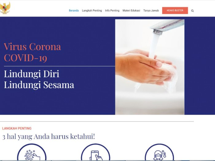 Ingin Tahu Info Resmi Corona di Indonesia, Bisa Lihat Situs Ini