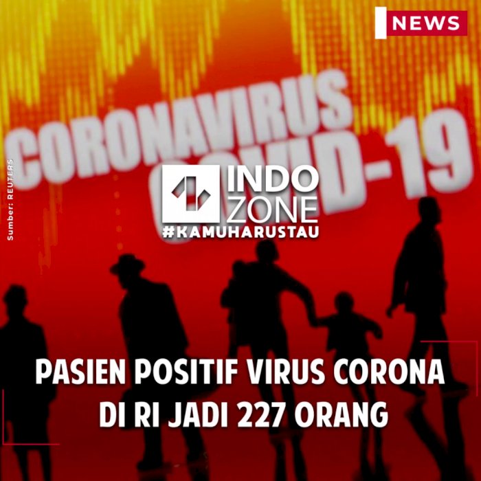 Pasien Positif Virus Corona di RI Jadi 227 Orang