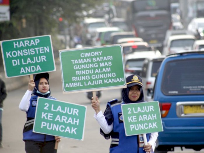 Imbas Wabah Corona, Arus Lalu Lintas Jakarta-Puncak Bogor Lenggang