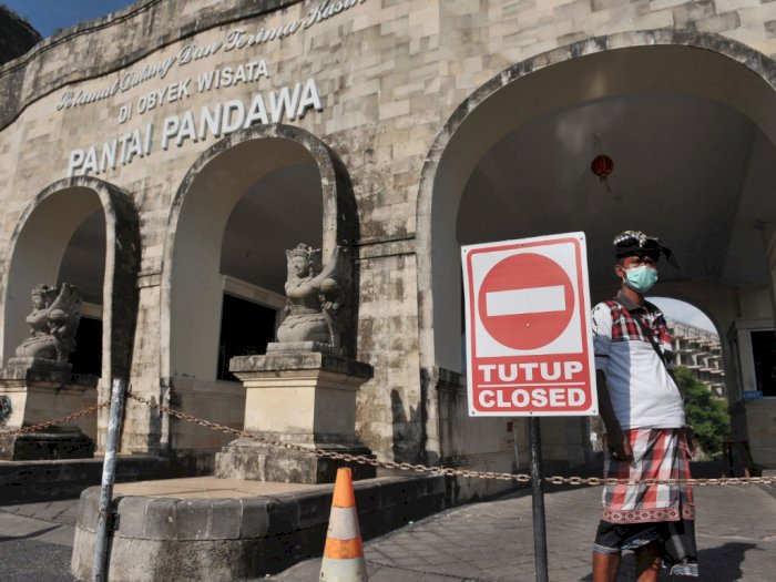 Dampak Virus Corona, Pantai Pandawa Bali Ditutup Selama 10 Hari