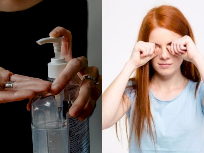 Duh, Wanita Ini Merasa 'Terbakar' Tak Sengaja Kucek Mata setelah Pakai Hand Sanitizer