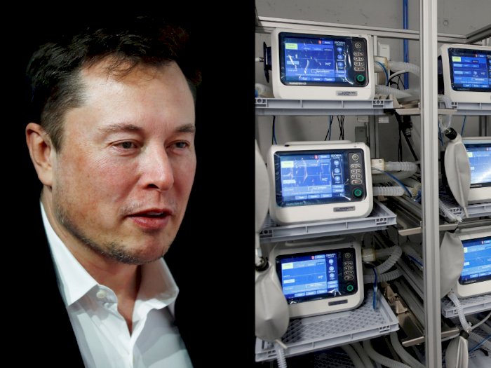 Elon Musk Sebut Tesla Beli Seribu Lebih Ventilator dari Tiongkok untuk AS