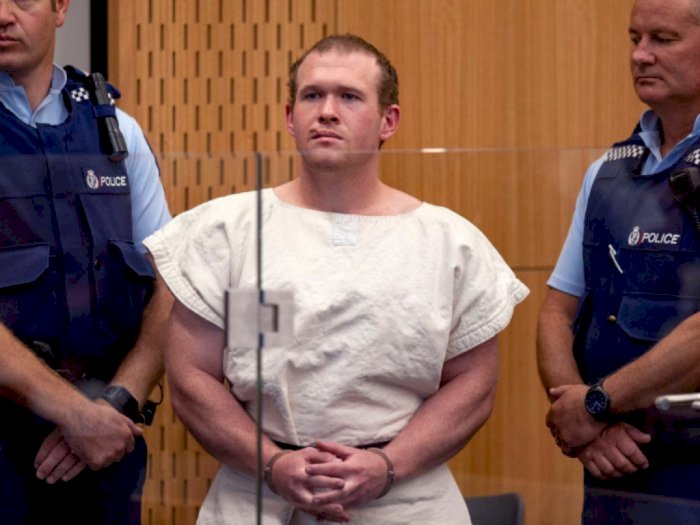 Setelah Sempat Menyangkal, Teroris di Selandia Baru Akhirnya Ngaku Bersalah