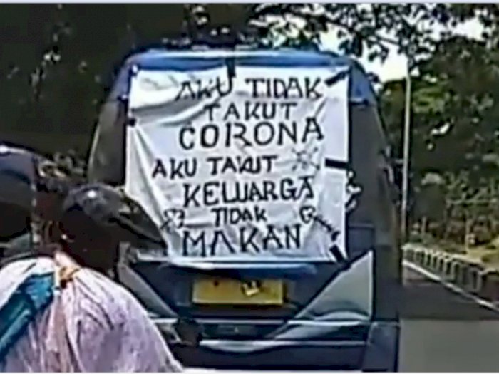Ini Perkataan Sopir Angkot yang Dilema Karena Corona!