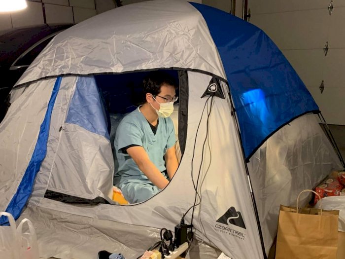 Dokter Ini Tinggal di Garasi Rumah, Demi Lindungi Keluarga dari Corona 