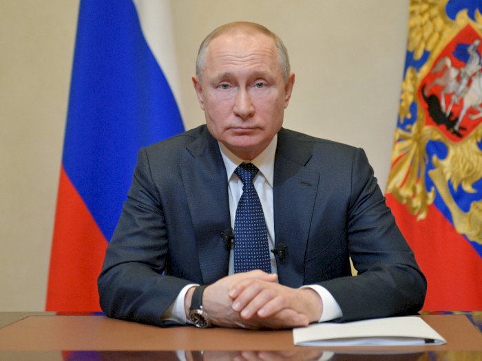 Cegah Covid-19, Vladimir Putin Desak Warga Rusia Isolasi Diri di Rumah
