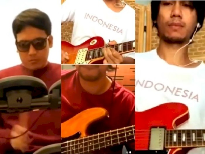 VIDEO: Aksi Jamming Ala Desta, Vincent dan Eross Chandra 