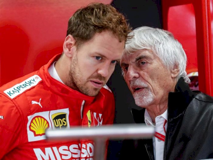 Bernie Ecclestone : Sebaiknya Sebastian Vettel Pergi dari Ferrari