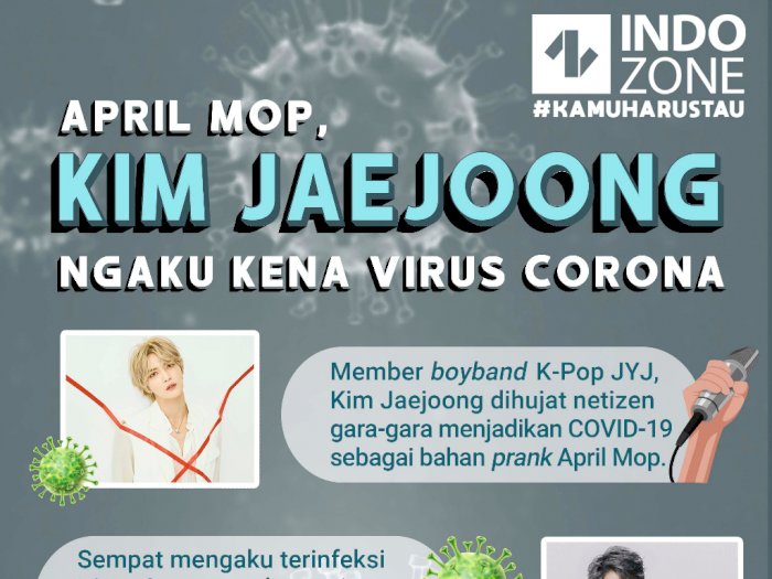 April Mop, Kim Jaejoong Ngaku Kena Virus Corona