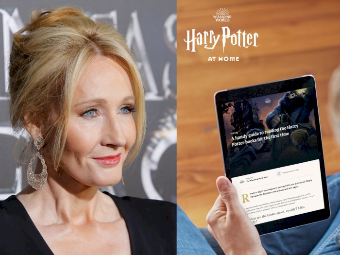 Usir Kebosanan Akibat Covid-19, JK Rowling Buat Situs Baru Harry Potter