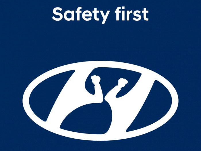 Guna Dukung Kebijakan Social Distancing, Pabrikan Hyundai Turut Mengubah Logonya
