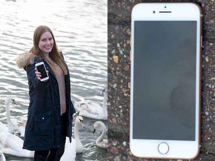 Meski 2 Bulan Jatuh ke Sungai, iPhone 8 Milik Wanita Ini Masih Berfungsi